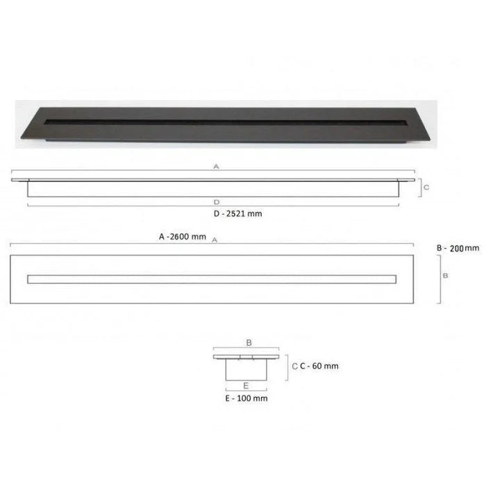 Bio Ethanol Line Brander 260 CM