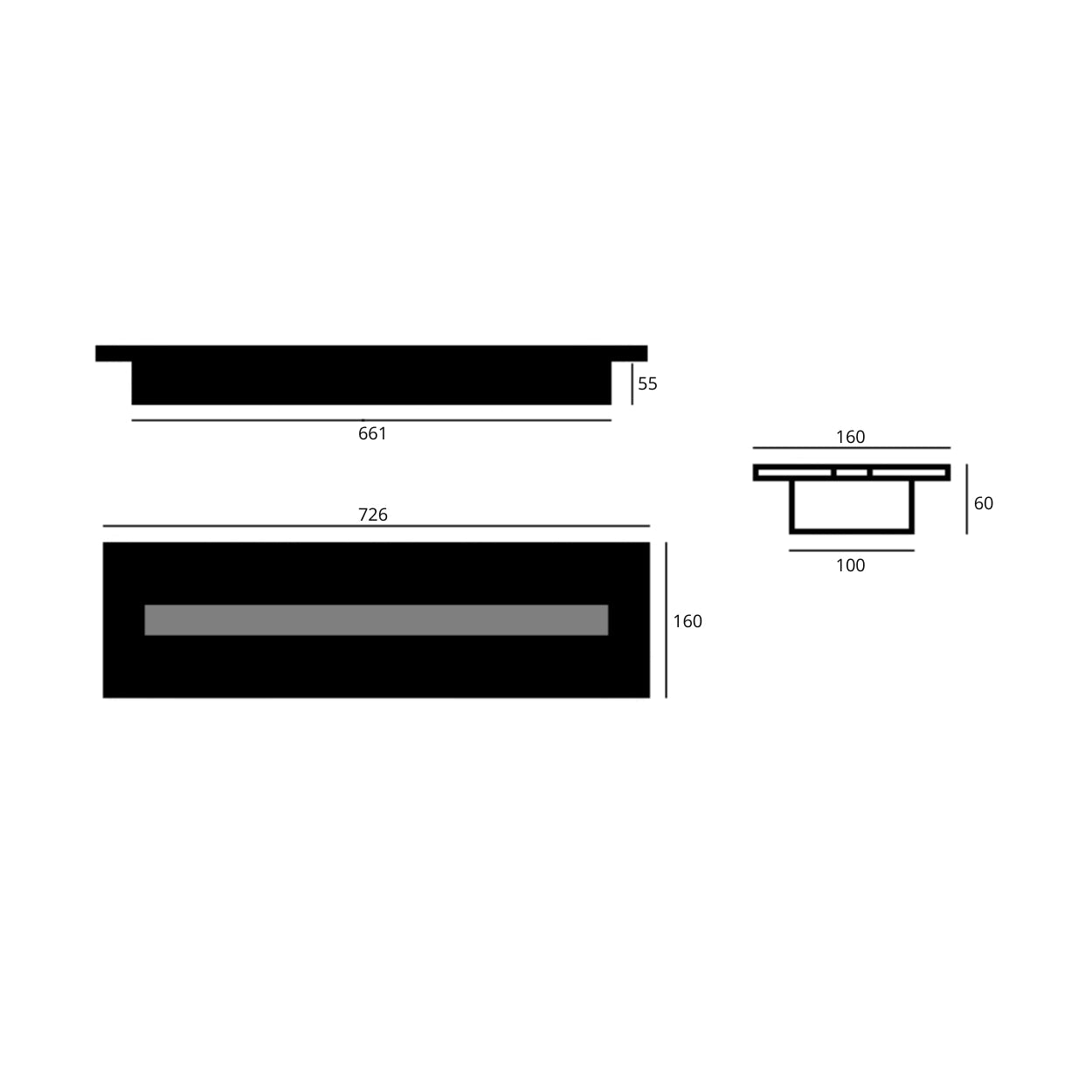 BIO ETHANOL LINE BRANDER 72 CM