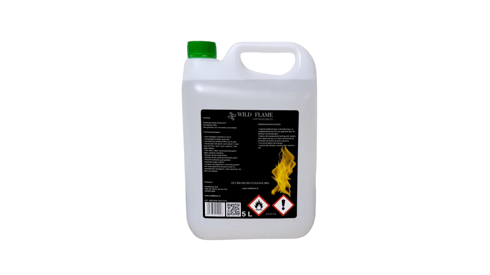 Bio Ethanol Brandstof 5 Liter Jerrycan