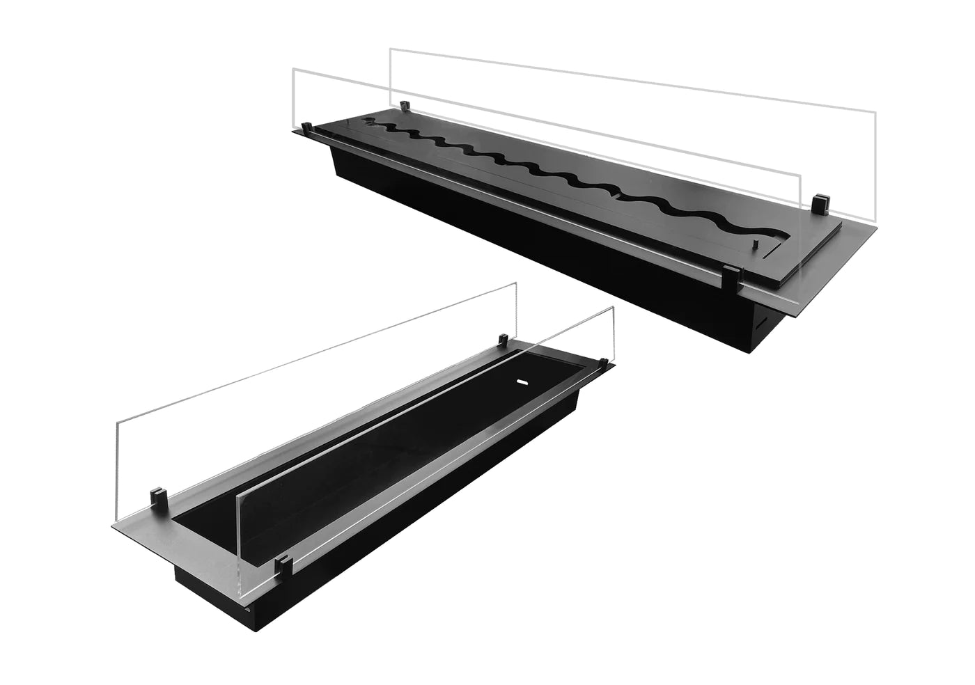 Insert Bio Ethanol Inbouwbrander 128 cm