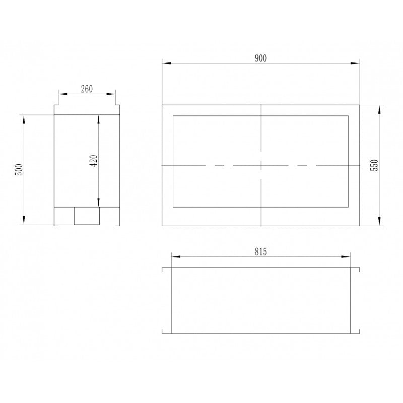 Laz Bio-Ethanol Doorkijkhaard 90 CM