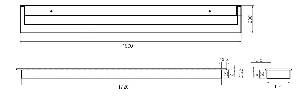 Bio Ethanol Line Brander 180 CM