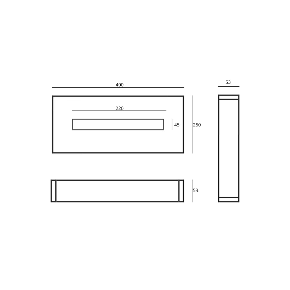 TRADITIONELE BIO ETHANOL INZETHAARD 40 CM